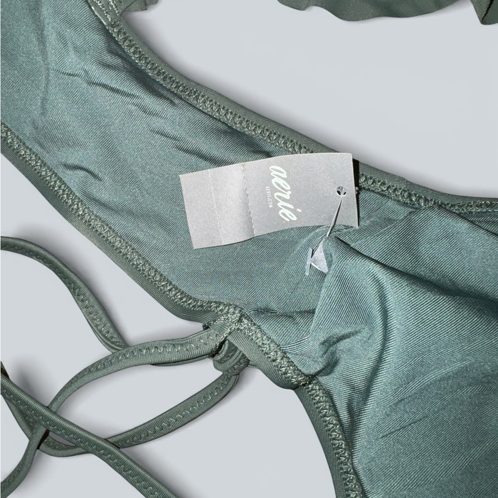 Aerie Ruffle Strap Scoop Bikini Top - Picture 2 of 3